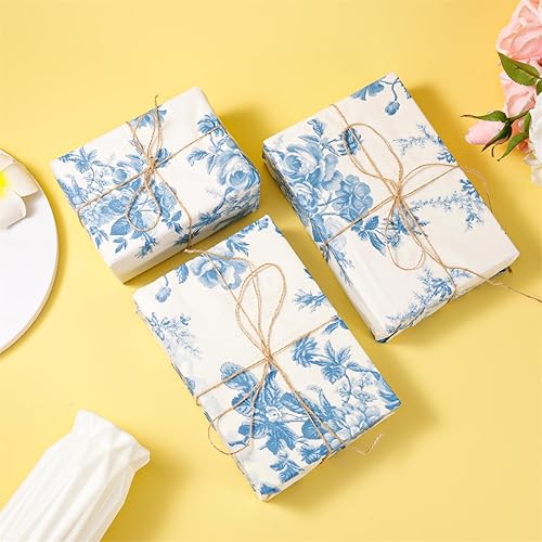 Miniatura 3 de 30 piezas de papel de seda de peonía, hojas de papel de regalo de 14 x 20 pulgadas para embalaje de bolsas de regalo, boda, fiesta de cumpleaños