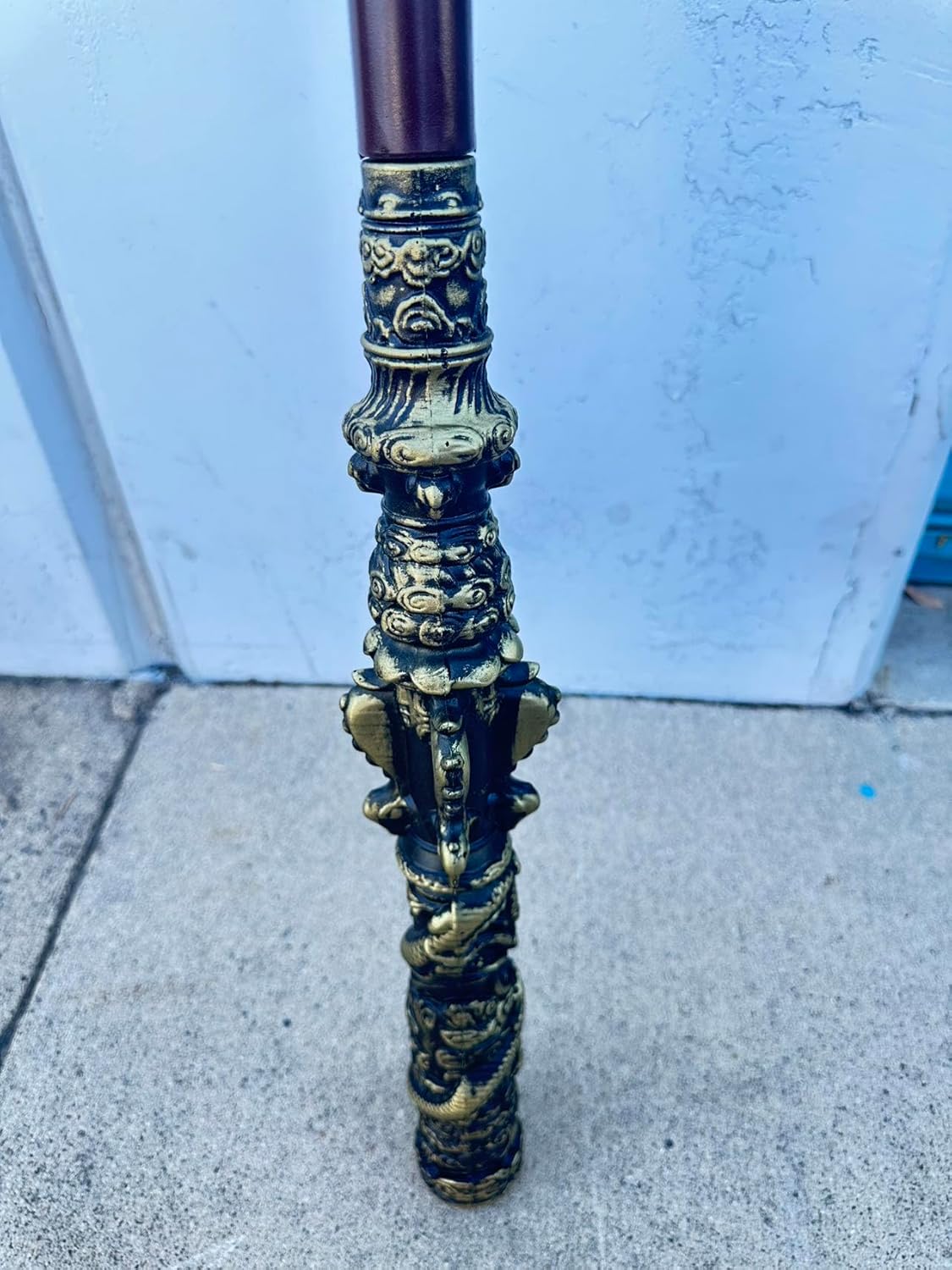 Mingshao 78.5" Fantasy Foam Staff Replica for Black Myth Wukong Monkey King Foam Staff Replica Cosplay Prop for Collectors and Fans