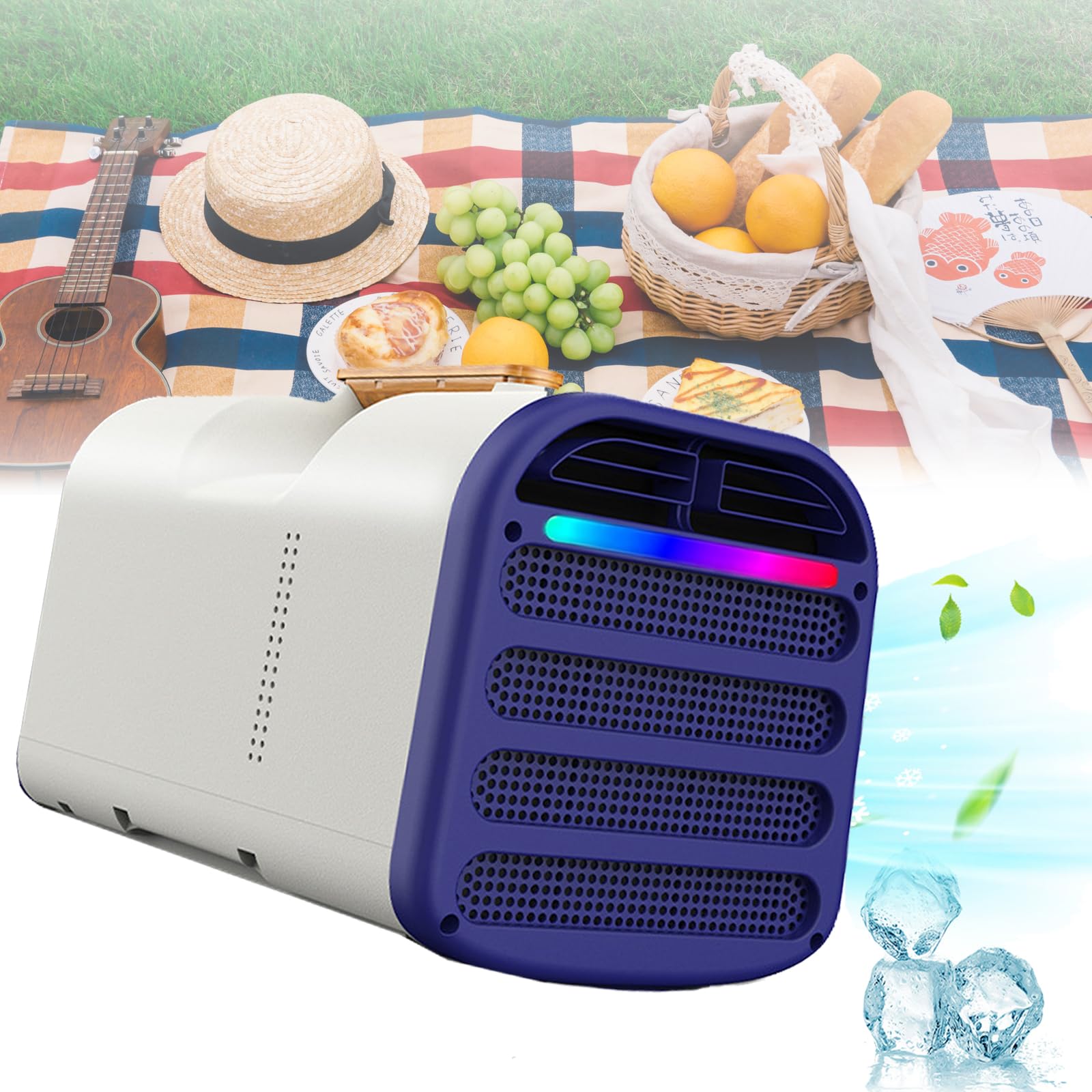13kg 28lb Tent Air Conditioner With Remote Control Multiple modes Fast Cooling Air Conditioners Dehumidifier with Ambient Light