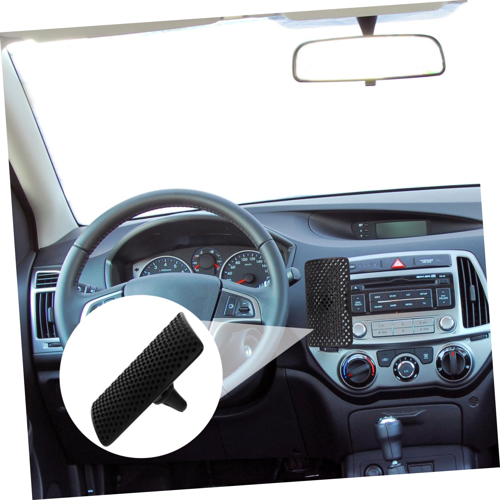 POPETPOP 5 Pezzi Deflettore Bocchetta Aria Auto Large con Profumatore Protezione Soffi Diretti per Donne e Ragazzo Ragazza Facile Installazione Compatibile Vari Modelli Vento