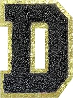 Vista 34 de Parches de letras de felpilla termo-adhesivas de 2.2", parches de letras de felpilla para ropa (negro, 26)