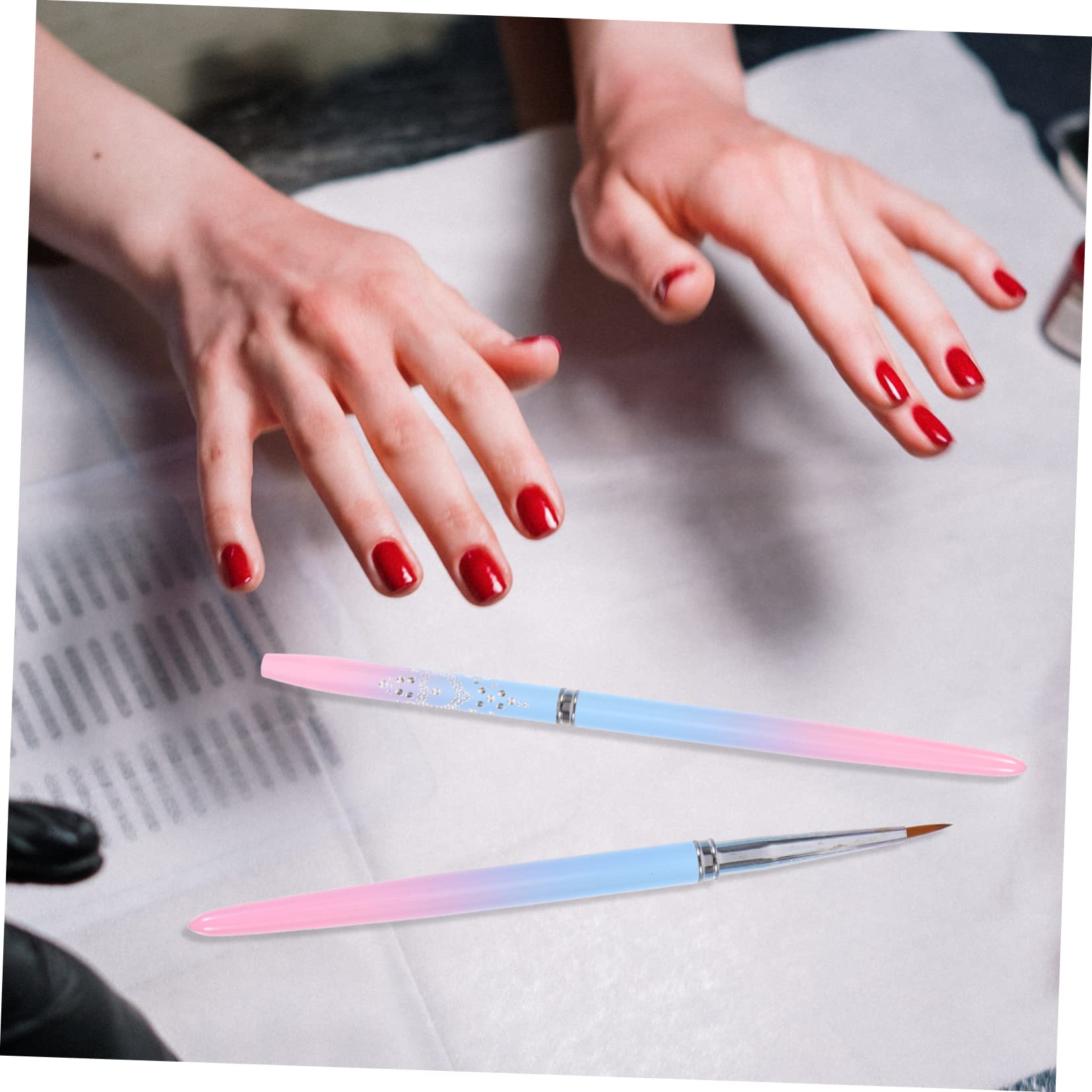 minkissy 15piezas Pinceles Para Arte De Uñas Para Manicura Herramientas De Dibujo Para Salón Casa Pinceles De Pintura y Decoración De Uñas Para Diseños Creativos y Detalles