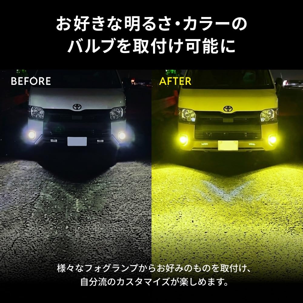 Amazon | HID屋 フォグランプユニット TOYOTA車専用 プロジェクター