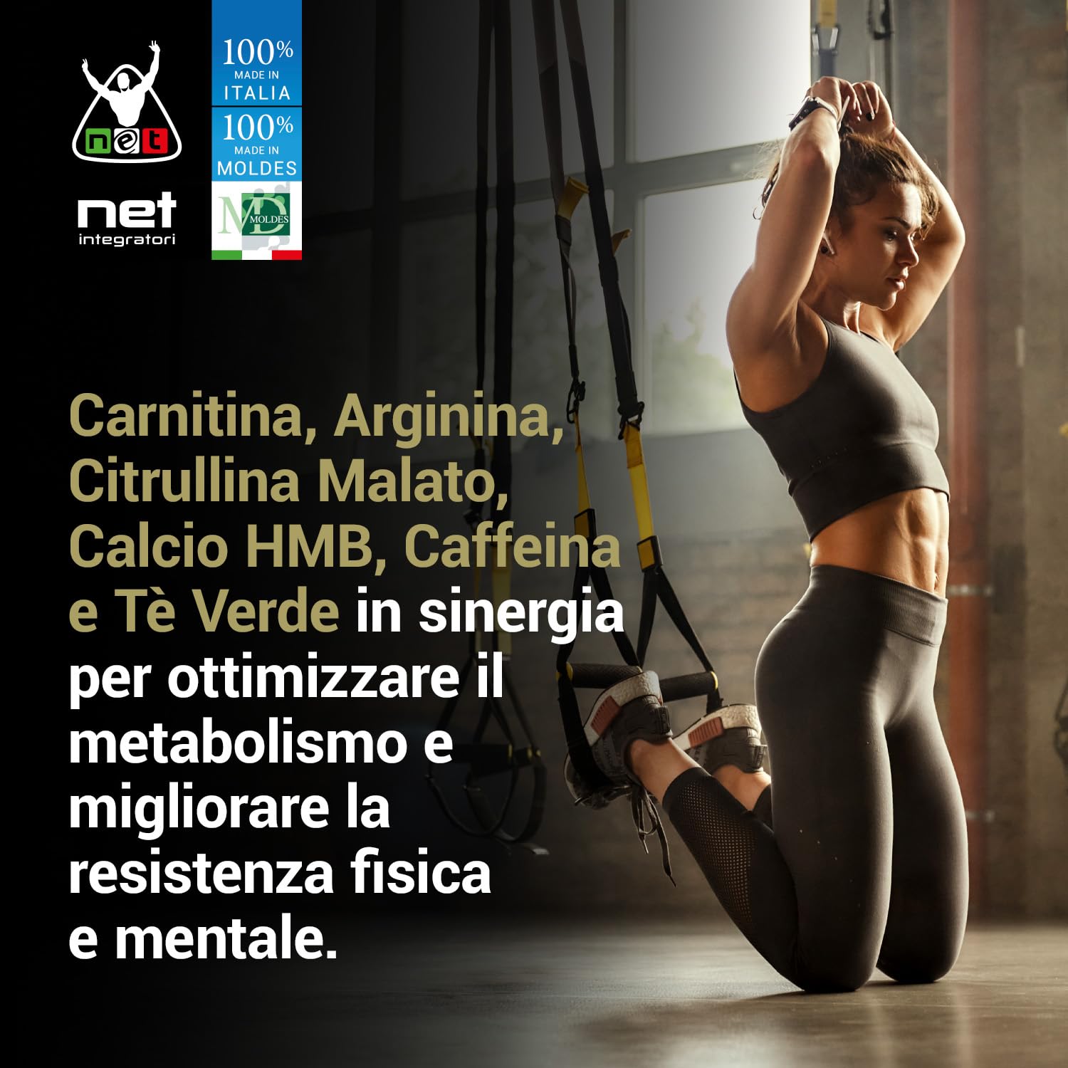 Net Integratori Fire Pump 180 cpr – Integratore Pre-Workout per la fase Cut – Propionyl-L-Carnitina e Acetyl-Carnitina per Energia Resistenza e Supporto alla Massa Muscolare