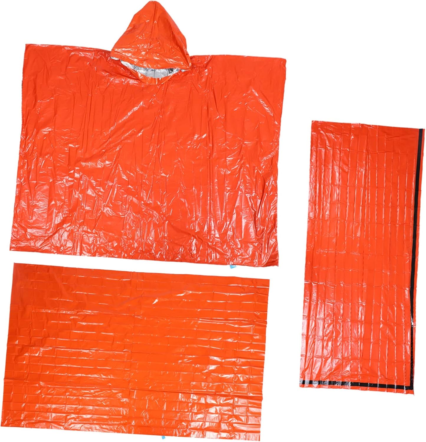 Insulating Thermal Sleep Bag Emergency Tent Portable Pe Blanket Raincoat Winter Camping