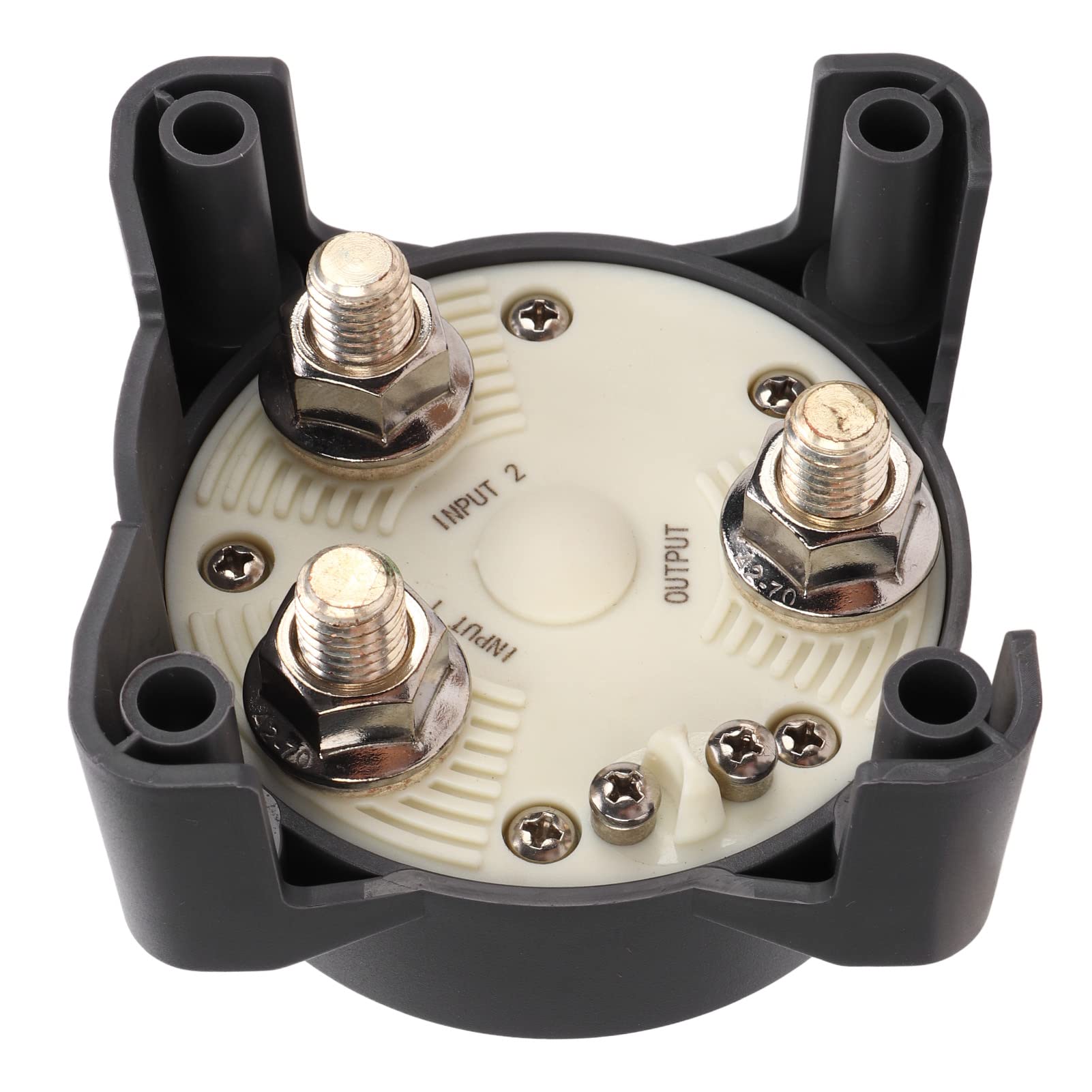 Interruttore Staccabatteria Interruttore Principale Batteria in Rame ABS 500A 3 Posizioni IP66 Accensione Impermeabile Protetta per Apparecchiature Elettriche per Barche Marine RV