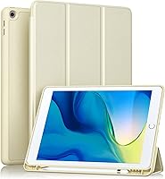 Vista 12 de Akkerds - Funda Compatible con iPad de 10.2 Pulgadas 2021/2020/2019, para iPad de 9ª/8ª/7ª Generación con Soporte para Lápiz, Funda Protectora