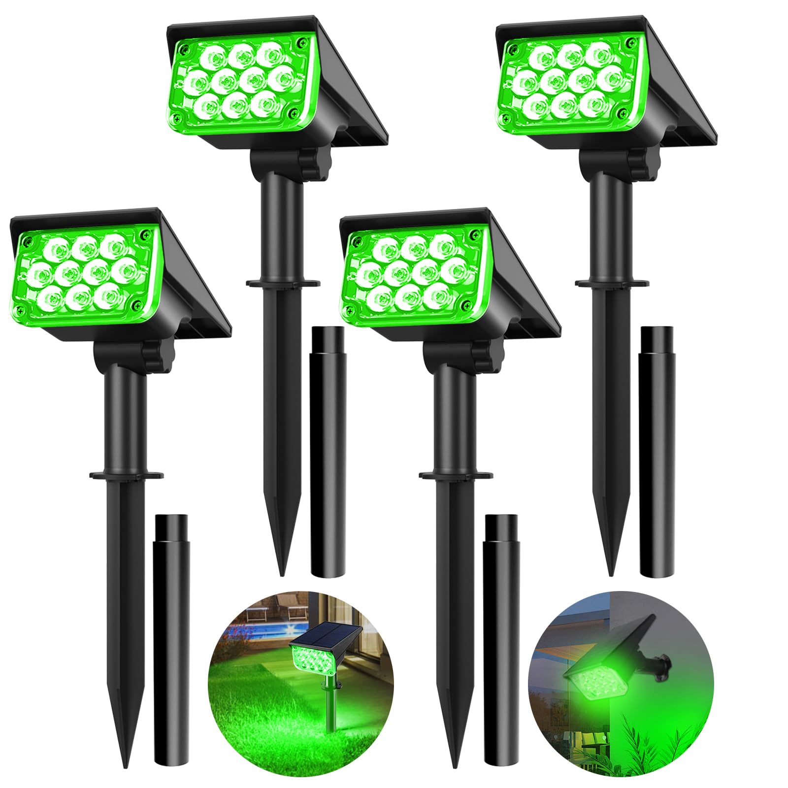 T-SUN Solar Lights for Outdoor Garden 20 LED Solar Lights Garden LED Solar Garden Lights with IP65 Waterproof