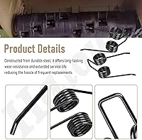 Vista 5 de Paquete de 27 dientes Dethatcher compatibles con S-un Joe AJ801E de 13 pulgadas, 12 amperios eléctrico para césped