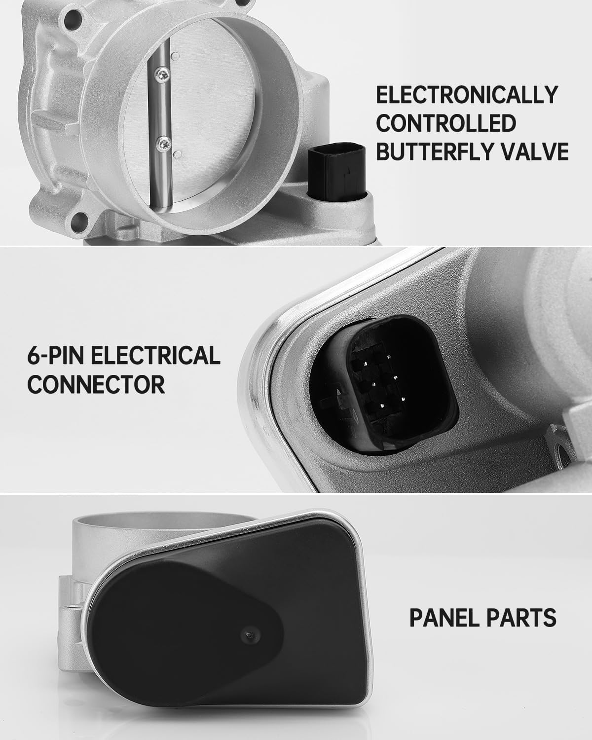 OKLPF Electronic Throttle Body Compatible with Chrysler Dodge & Jeep Models 300 Challenger Charger Durango Magnum Commander Grand Cherokee，Replacement Number TB1041