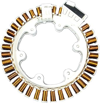 4417EA1002K Washer Motor Stator Compatible for Washer Made by OEM Parts Manufacturer AP5229785, 1519490, 4417EA1002X, AH3522950, EA3522950, PS3522950