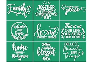 Farmhouse Family Welcome Home Screen Print Transfer Mesh Stencils