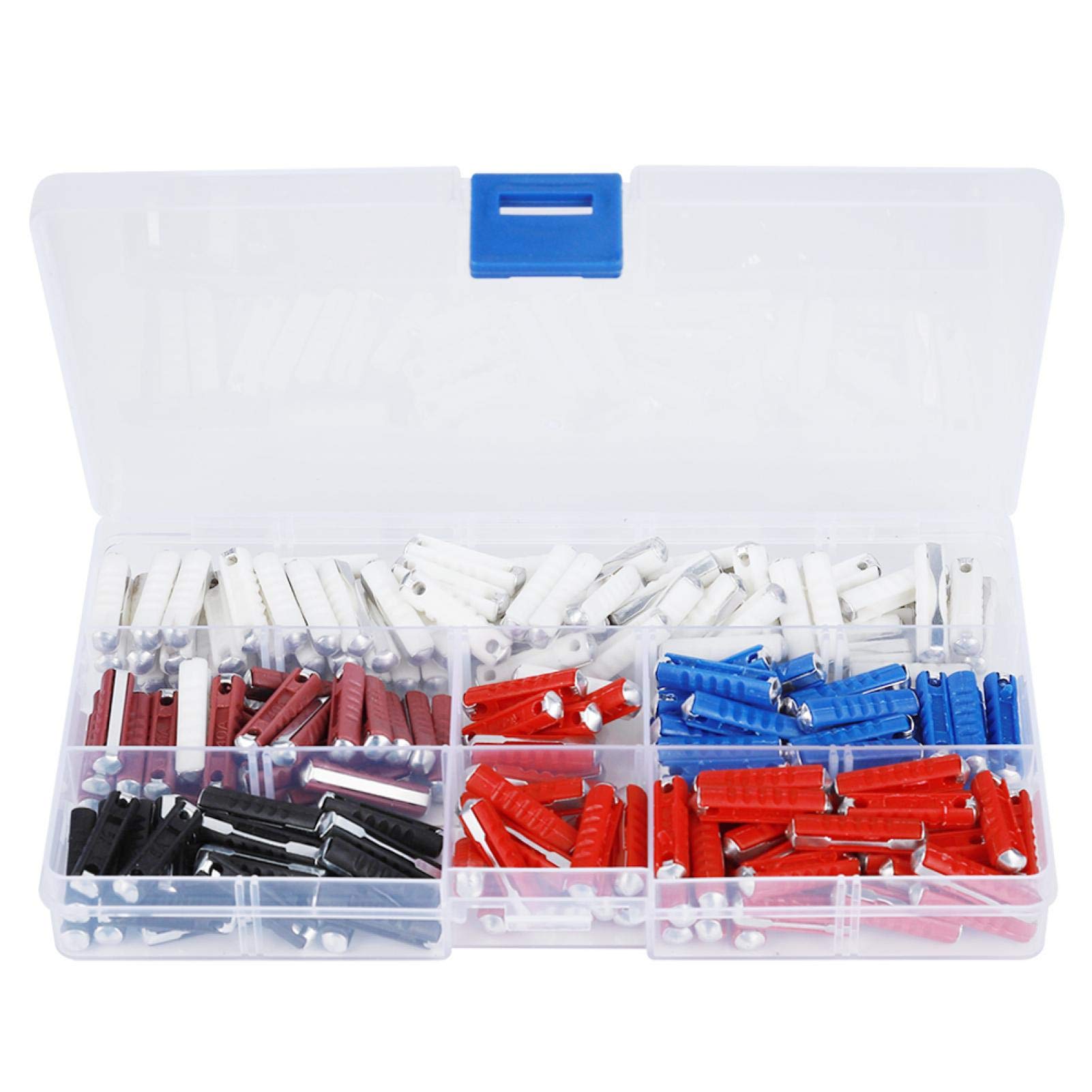 Boîte à fusibles de voiture, kit de fusibles de voiture 200 pièces pour un circuit de protection de fonctionnement sûr