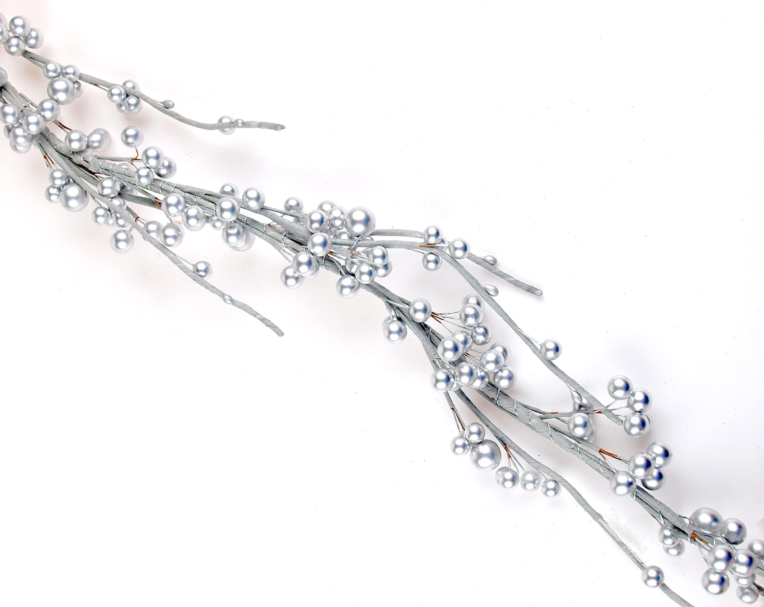 Davies Silver Products Ltd 1.5M Metallic Berries Christmas Garland