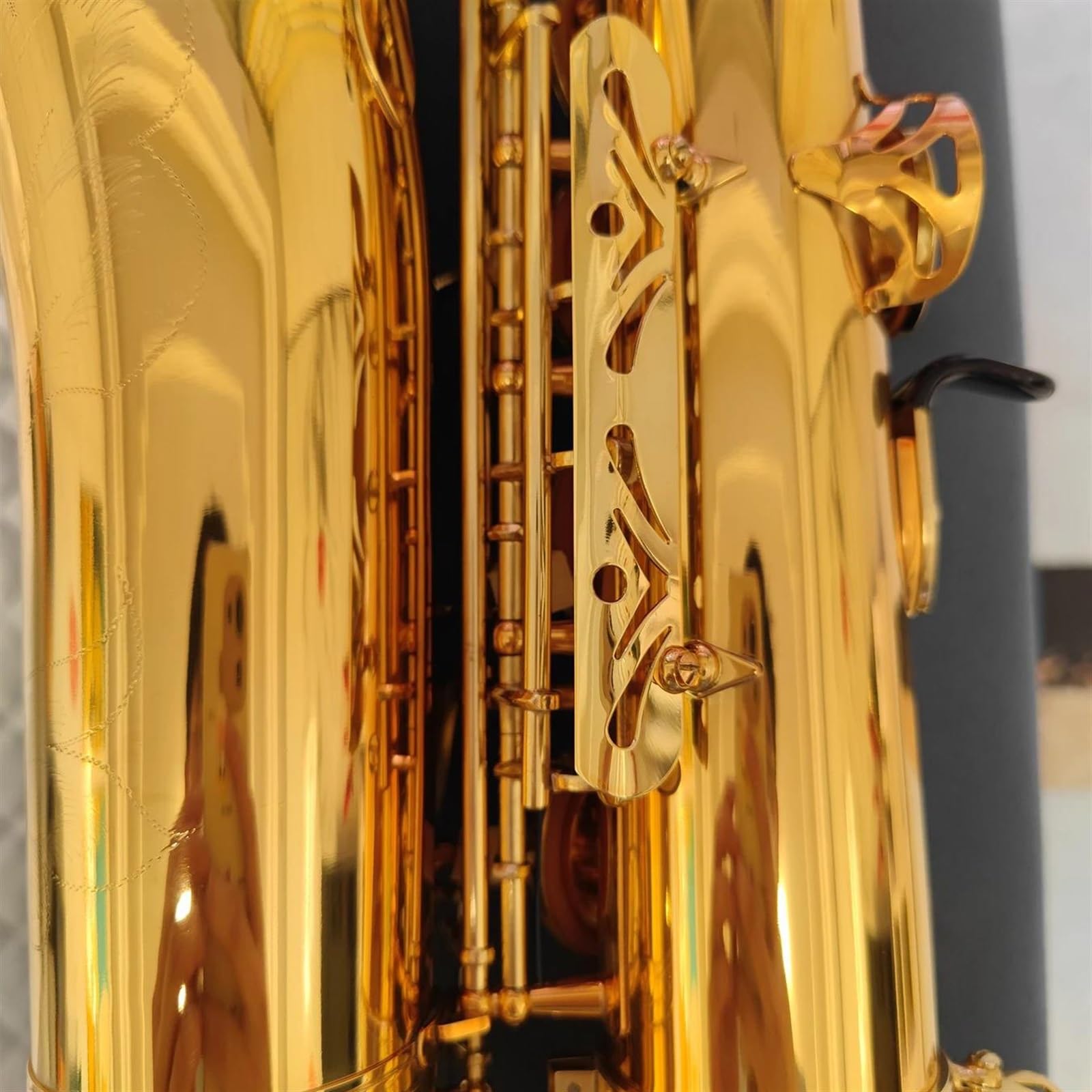 Sassofono Tenore Professionale Silver B-tune Completamente In Argento Realizzato Con Una Sensazione Confortevole Strumento Jazz SAX(Bag A)
