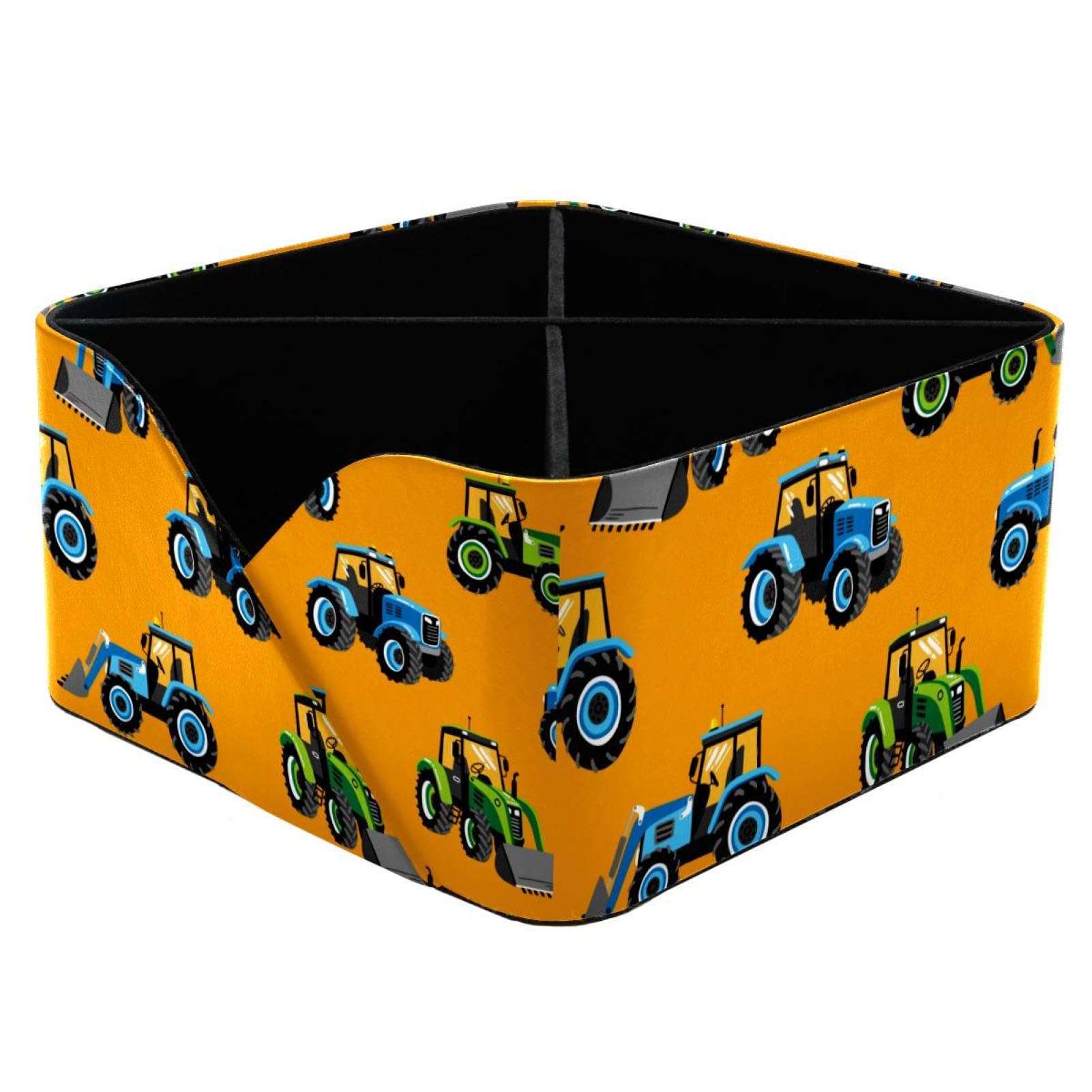 Organiseur de bureau bulldozer tracteur à 4 compartiments pour stylos