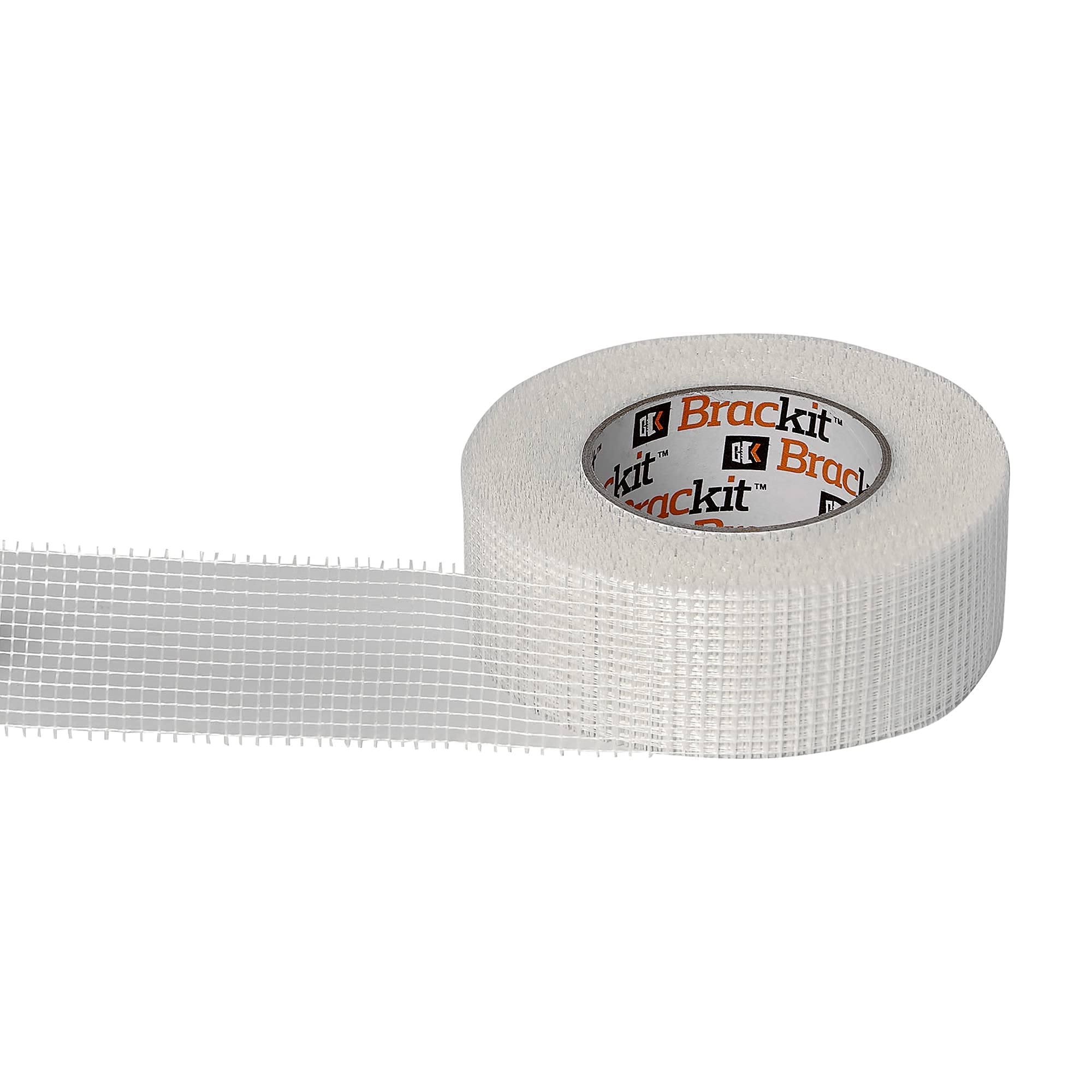 Brackit Ruban adhésif en fibre de verre 48 mm x 50 m Lot de 3 rouleaux blanc pour plaques de plâtre