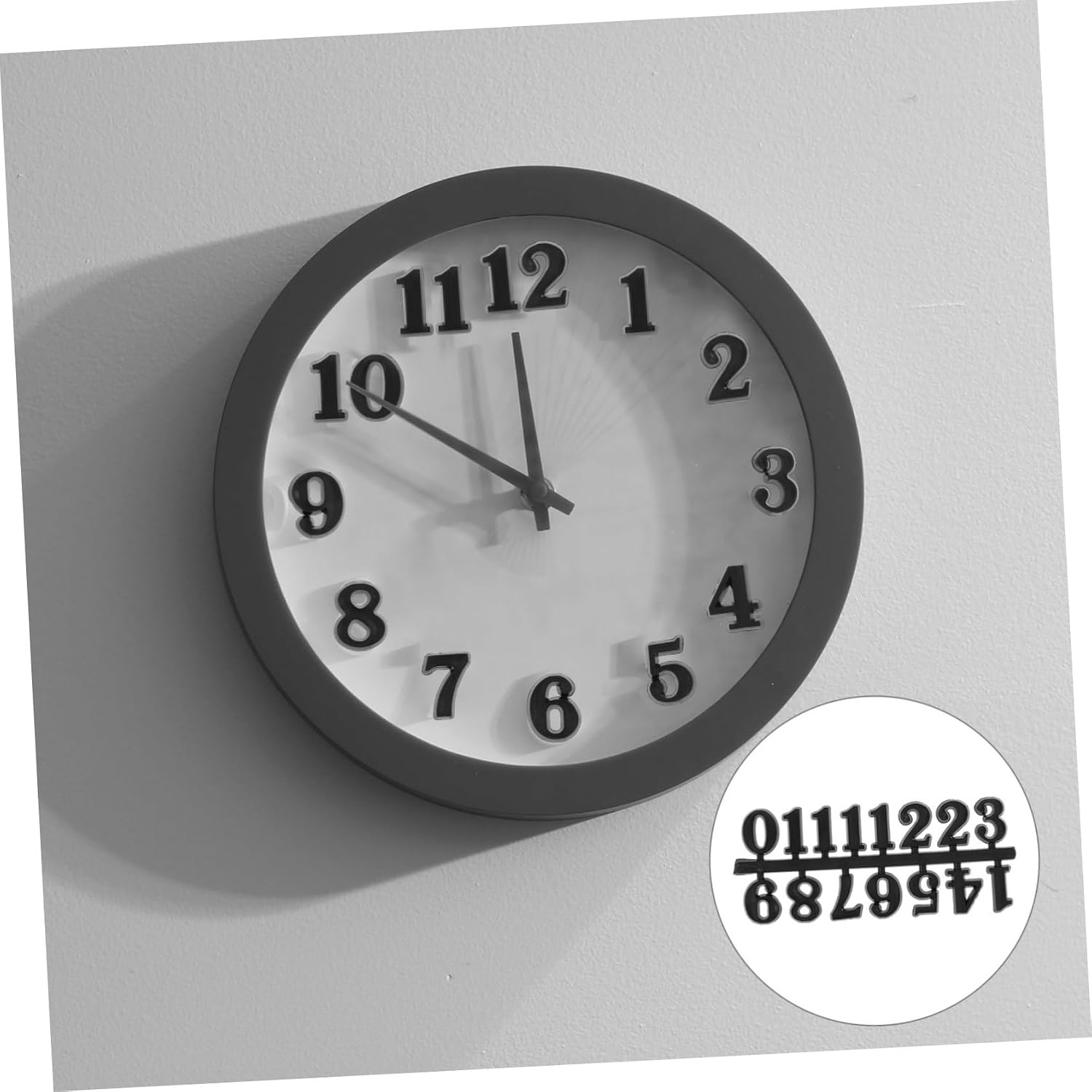 ERINGOGO 5 Sets DIY Clock Numbers Replacement Clock Numerals for Decoration Digits and DIY Projects