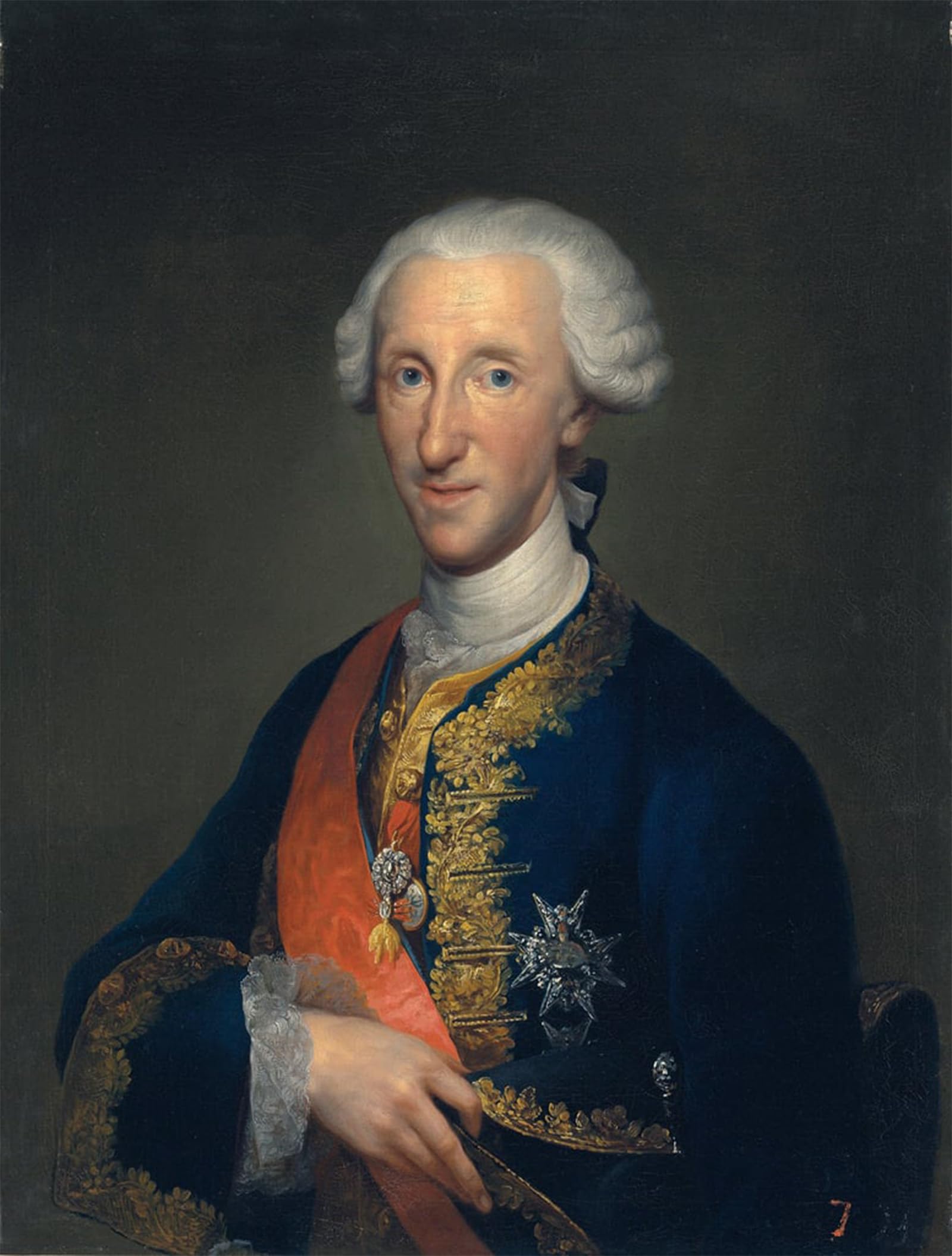 ARTXLXXBN Famous Print Painting Colorful Art Print Portrait of Don Luis De Borbón Infante of Spain by Anton Raphael Mengs Canvas Art Decorations for Home Decor 60x90cm