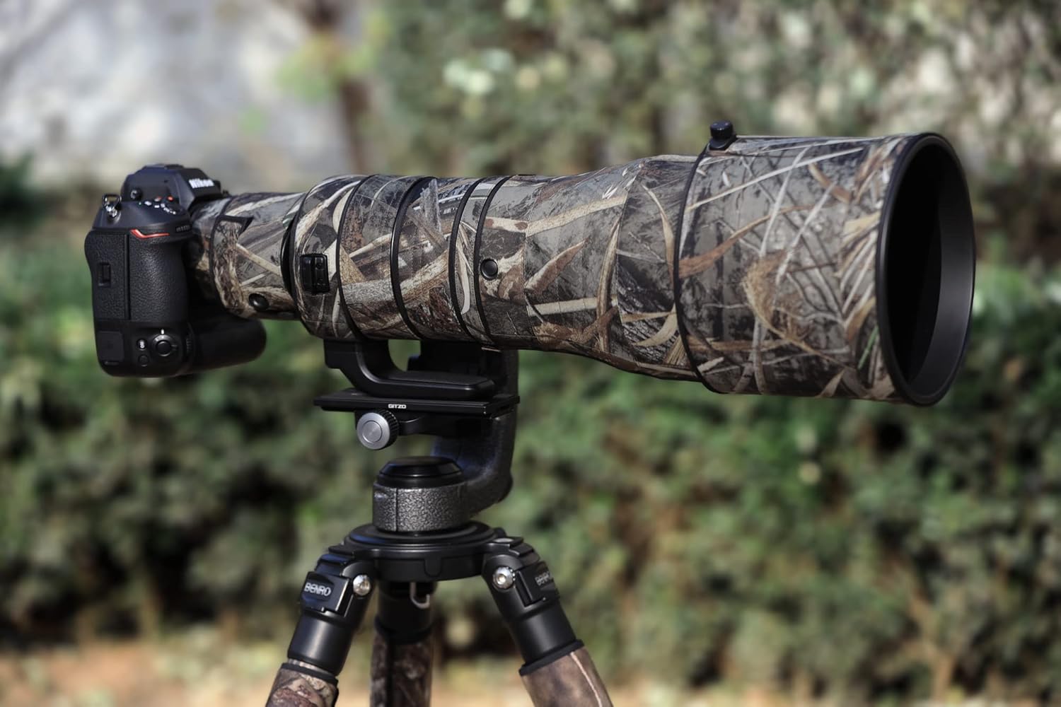 ROLANPRO Camouflage Lens Cover for Nikon Z 600mm F4 TC VR S Rain Cover Z600F4 Lens Protection Sleeve Case-#9 Grass Camo Waterproof
