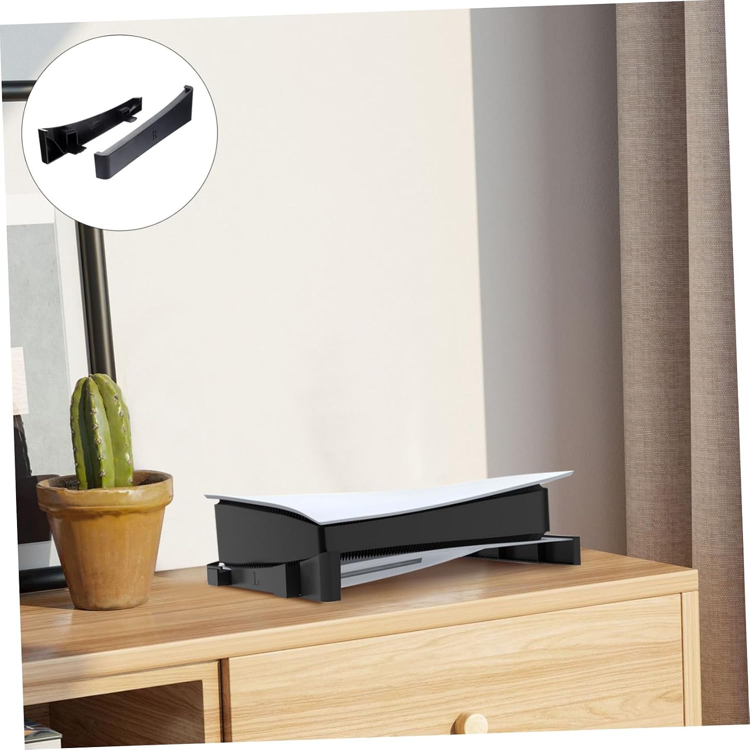Garneck Horizontal Stand Base for Game Console Stylish and Precise Fit for Disc and Digital Versions Essential Accessory for Gamers