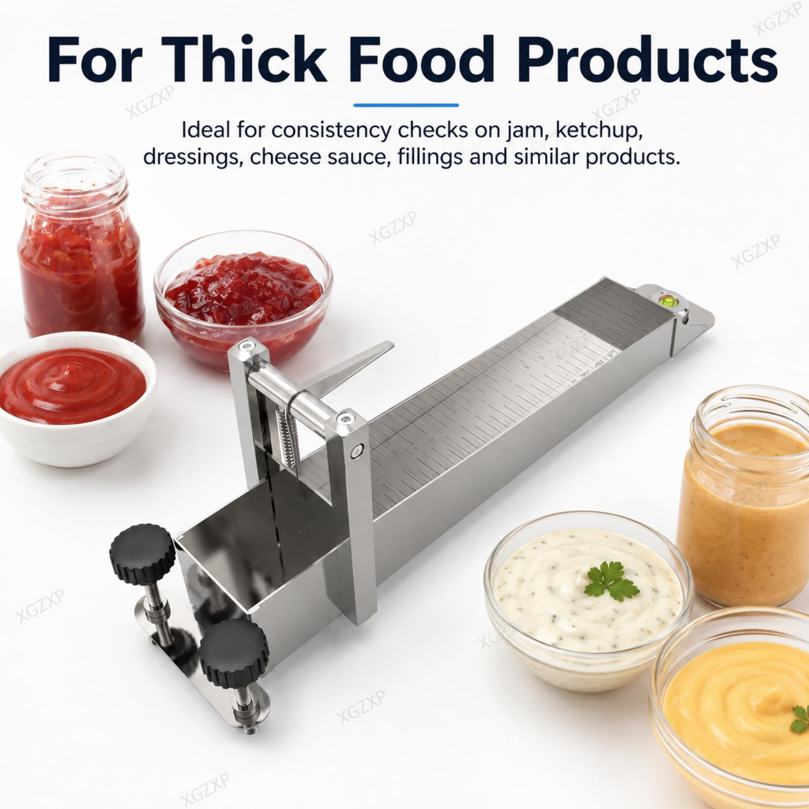 Medidor Automático De Viscosidad De Alimentos, Consistómetro, Capacidad De Muestra De 75 Ml, Longitud De 240 Mm, Medición De Flujo En 30 Segundos, para Mermeladas, Kétchup, Salsas Y Aderezos.