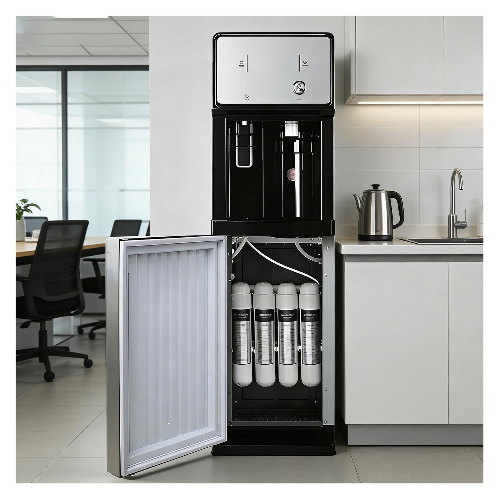 Distributore D'acqua Refrigeratore Senza Bottiglia Con Funzione Autopulente 3 Impostazioni Di Temperatura Acqua Calda Istantanea Filtro for Palestre, Hotel, Ristoranti, Caffetterie E Uffici