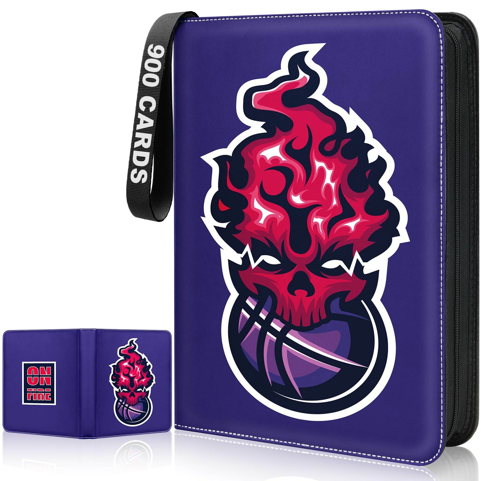 Classeur cartes basket-ball violet pour organiser vos collections dans la chambre