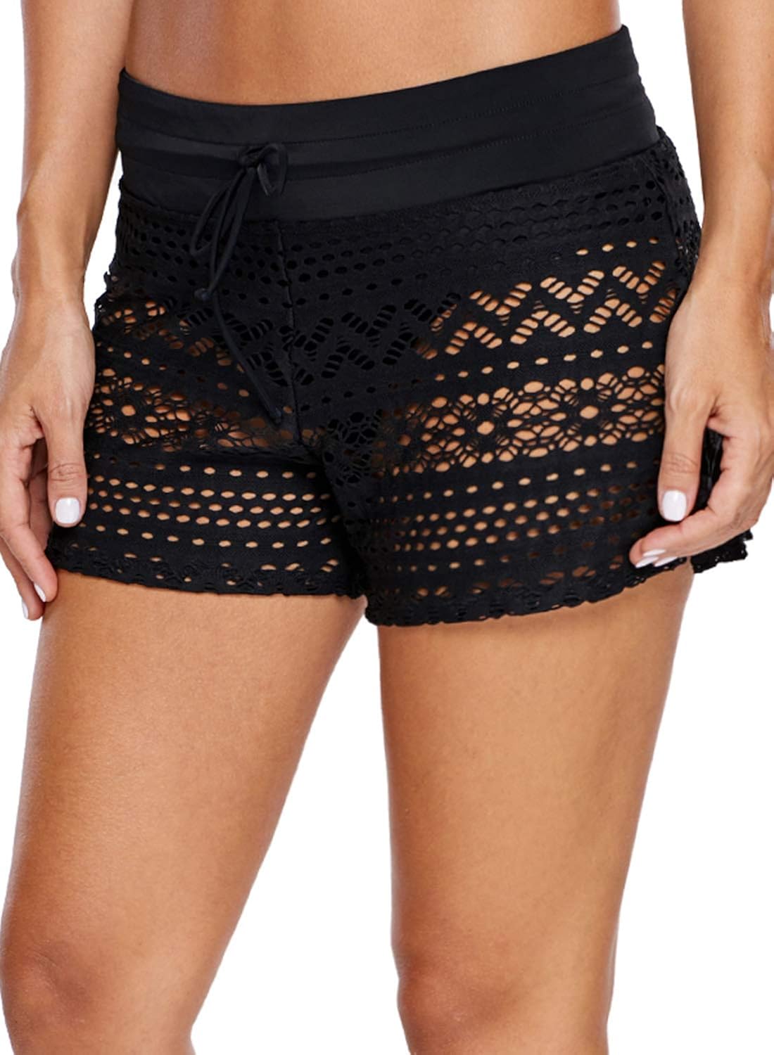 Women's plus size lace shorts Outlet