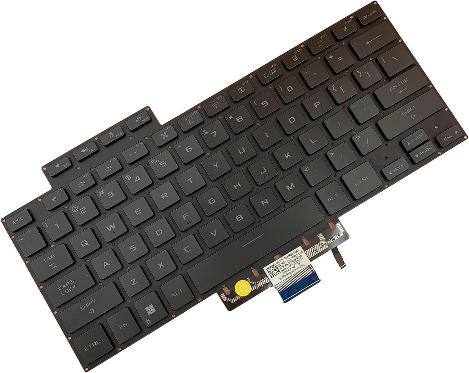 Laptop Replacement US Layout RGB Backlit Keyboard for ASUS ROG Zephyrus G15 GA503 GA503Q GA503QS ‎GA503QR GA503QM & ROG Zephyrus M16 GU603 GU603H Series Laptop, ROG Zephyrus G15 GA503 V202526JS1