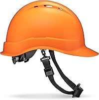 Vista 10 de Casco de seguridad con diseño de fibra de carbono y ala completa Pyramex, ajustable, tienda Acerpal