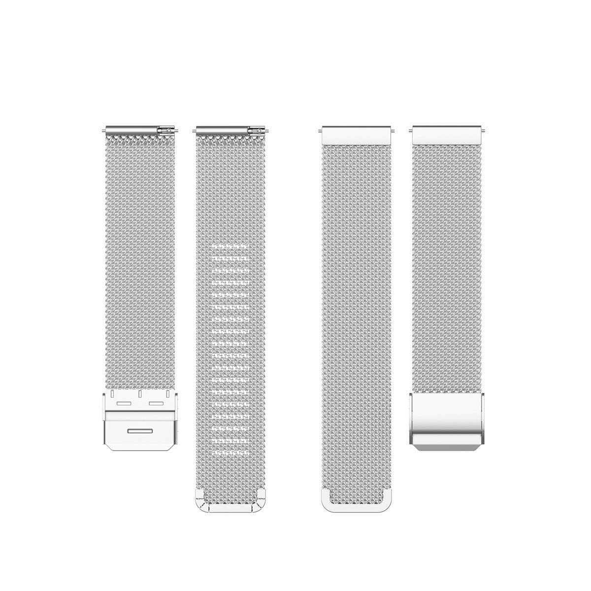 Amazon.co.jp: For 22mm 腕時計バンド Pebble Timeスチールバンド 