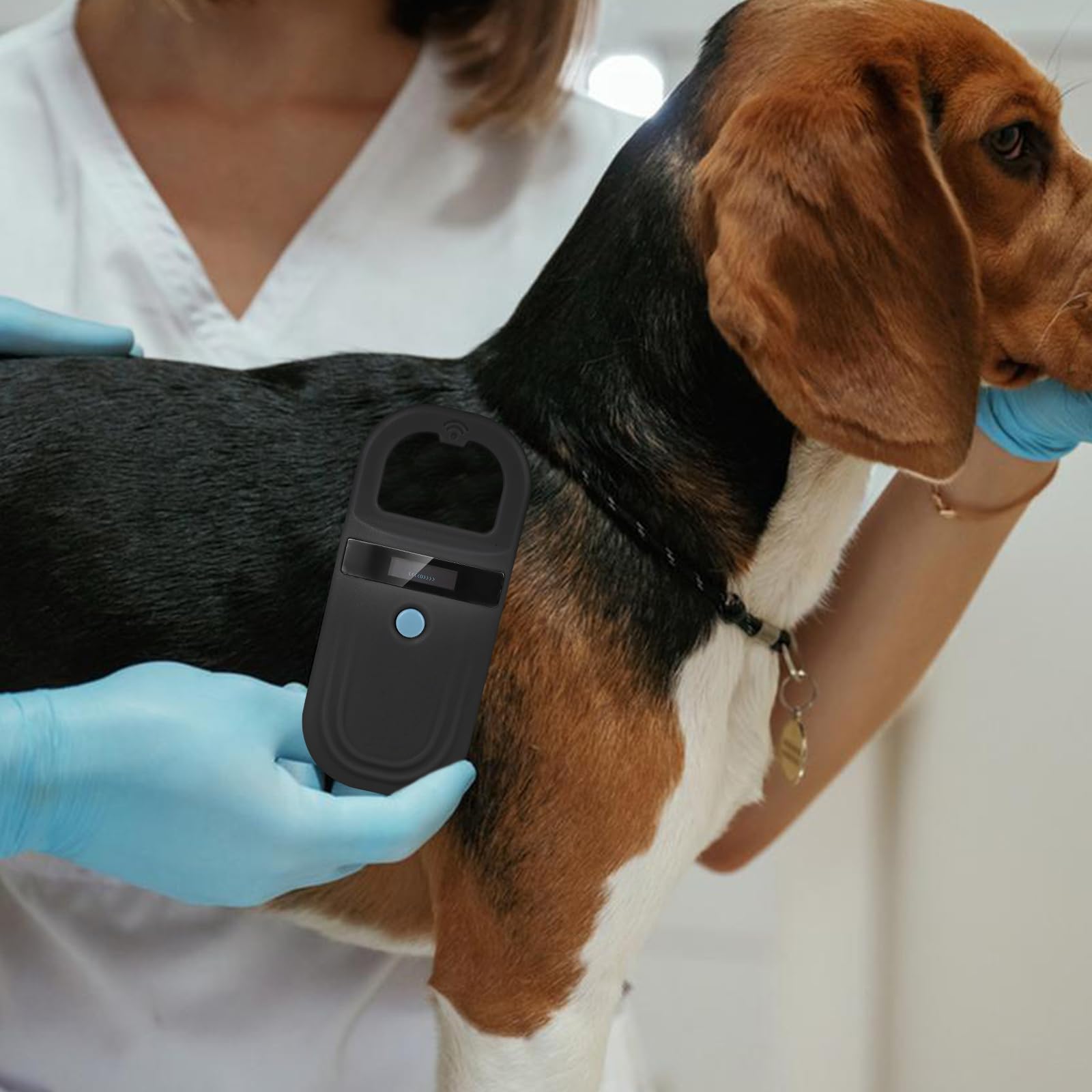 Lettore ID per animali domestici, lettore di chip per animali, scansione microchip per animali domestici, lettore di microchip RFID 134,2 kHz 125 kHz, legge chip per animali domestici in FDX-B