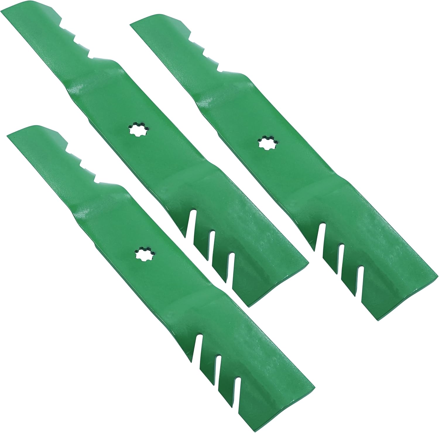 Caltric 54" Deck Blades Compatible with John Deere 190C D170 G110 E180 S180 LA150 LA175 / GY20686