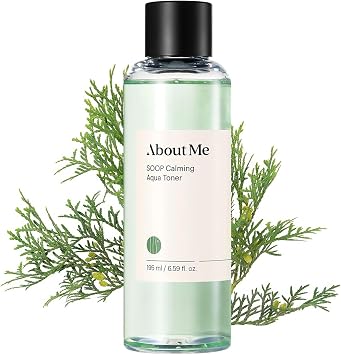 SOOP Calming Aqua Toner, K-Beauty Hydrating Facial Toner with 90.6% Jeju Cypress Water, Vegan Certified Gentle pH-Balanced Moisturizing Toner for Sensitive Skin (195ml/6.6 fl.oz)