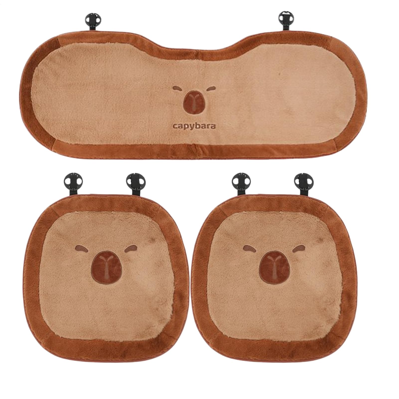 Cuscino per seggiolino auto | Protezione per seggiolino auto in peluche di Carpincho - Materasso confortevole per furgone camion viaggio su strada tempo di relax studio viaggio guida