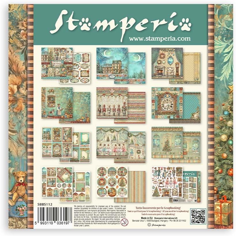 Stamperia The Nutcracker 8X8 Paper Pad