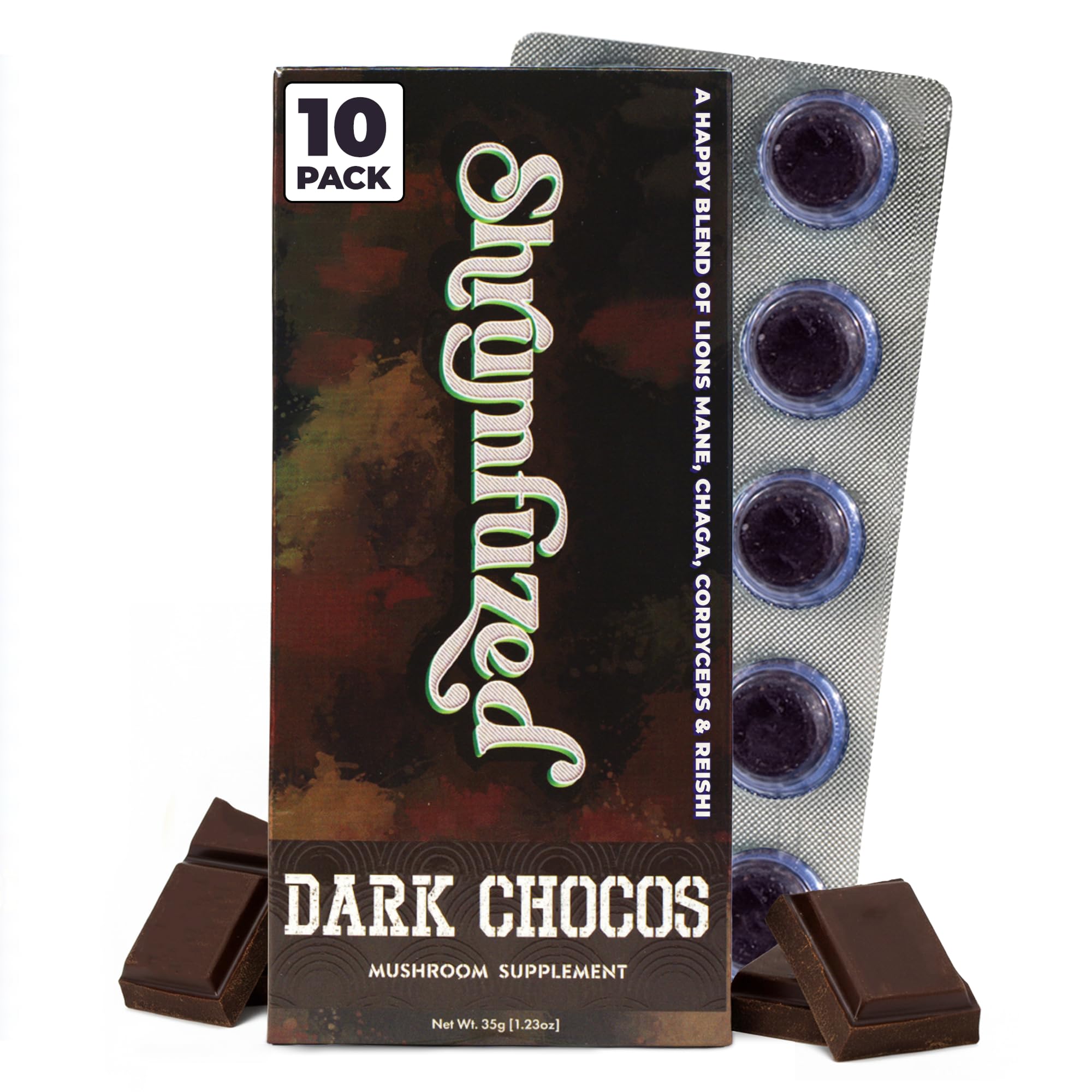 Amazon.com: Shrumfuzed Mushroom Chocolate | Nootropic Mushroom