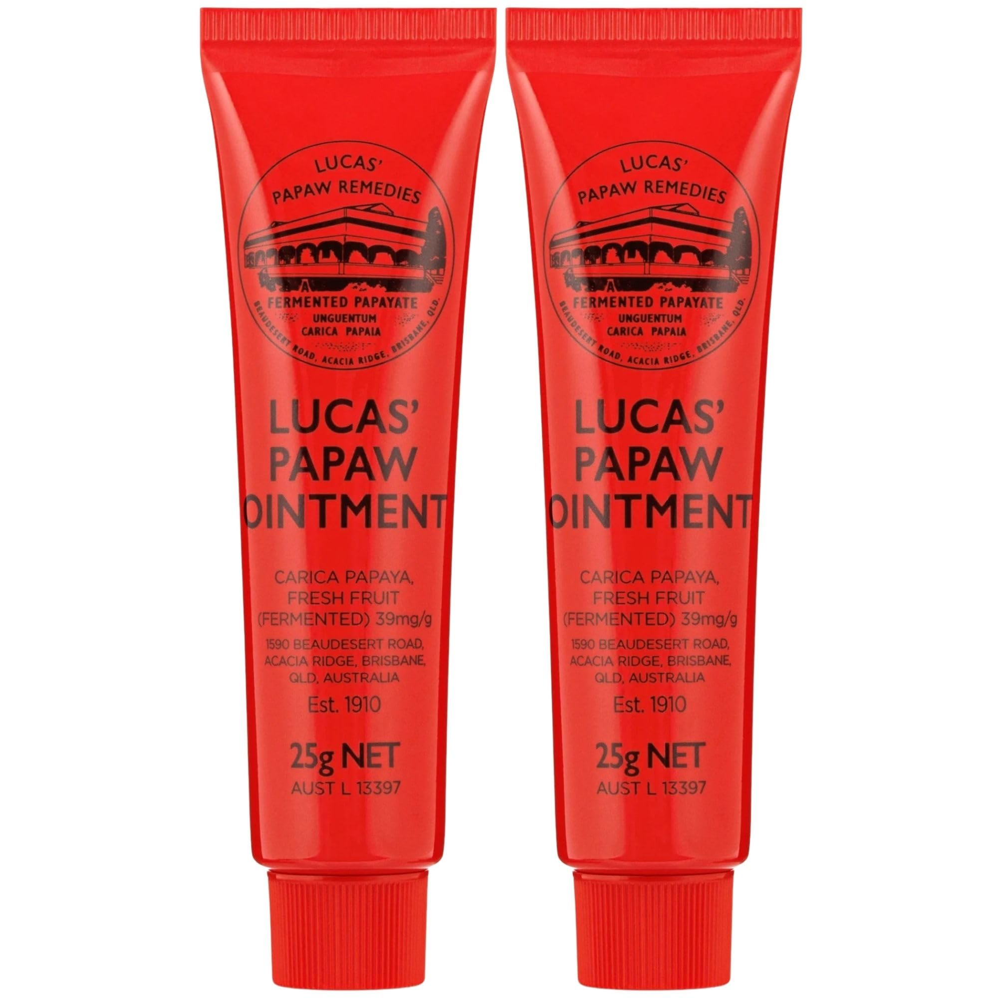 Lucas' Papaw Remedies Ointment 25g Tube - 2 Pack - Made in Australia