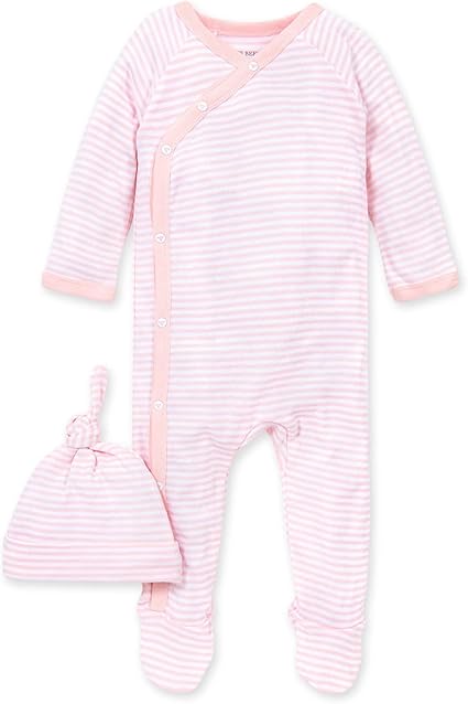Burt's Bees Baby Baby Girls' Romper Jumpsuit, 100% Organic Cotton One-Piece Coverall