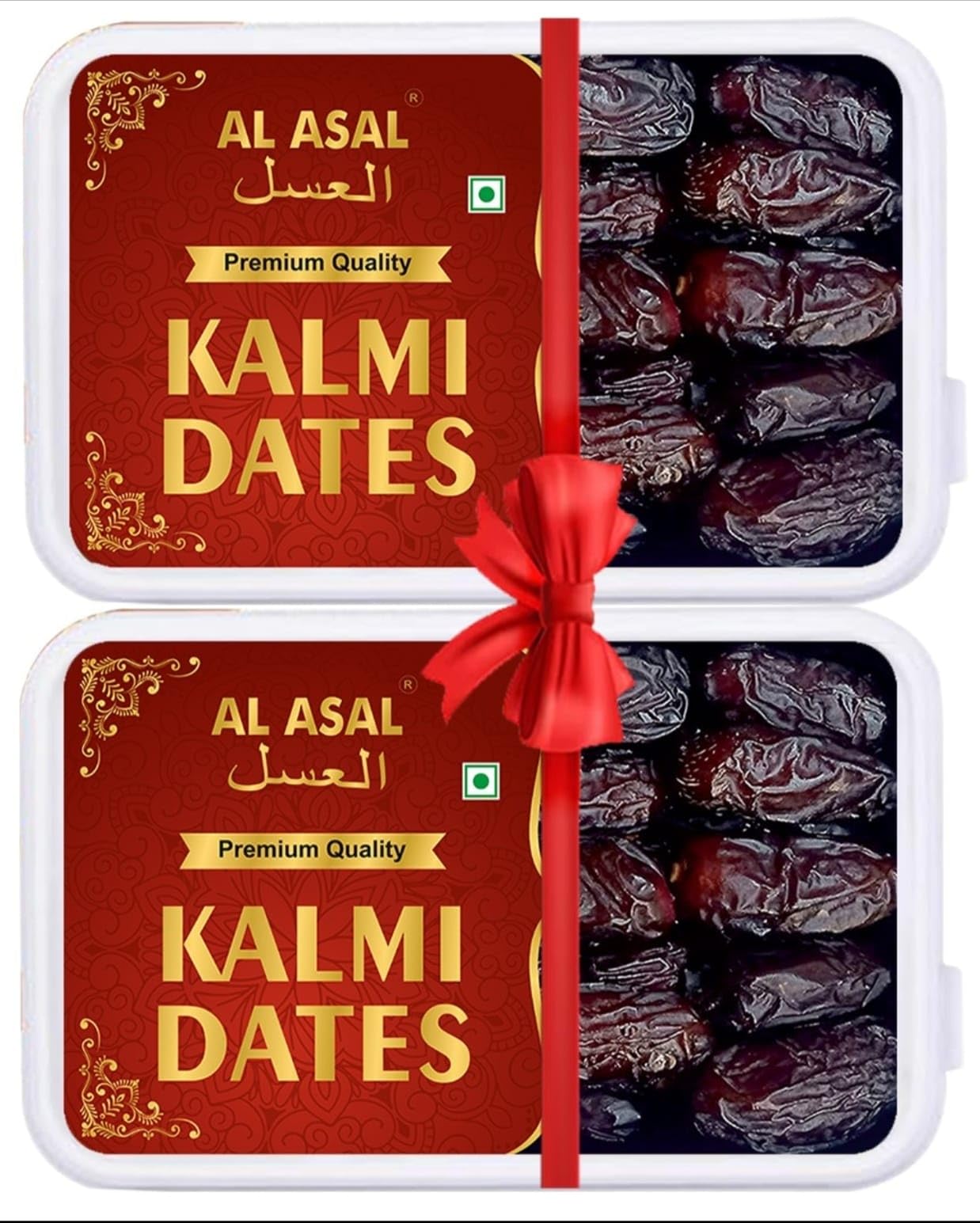 Al asal Kalmi Dates (500 gm + 500 gm) Soft Dates All Natural | Khajoor | Khejur Premium International Fresh Queen kimia Dates 100% Naturally Dried Dates | Sourced from Saudi Arabia | Vegan & No Artificial Flavour No Preservatives | No Added Sugar | Gluten Free | Non GMO | Dates Dry Fruits | Khajur (1 kg)