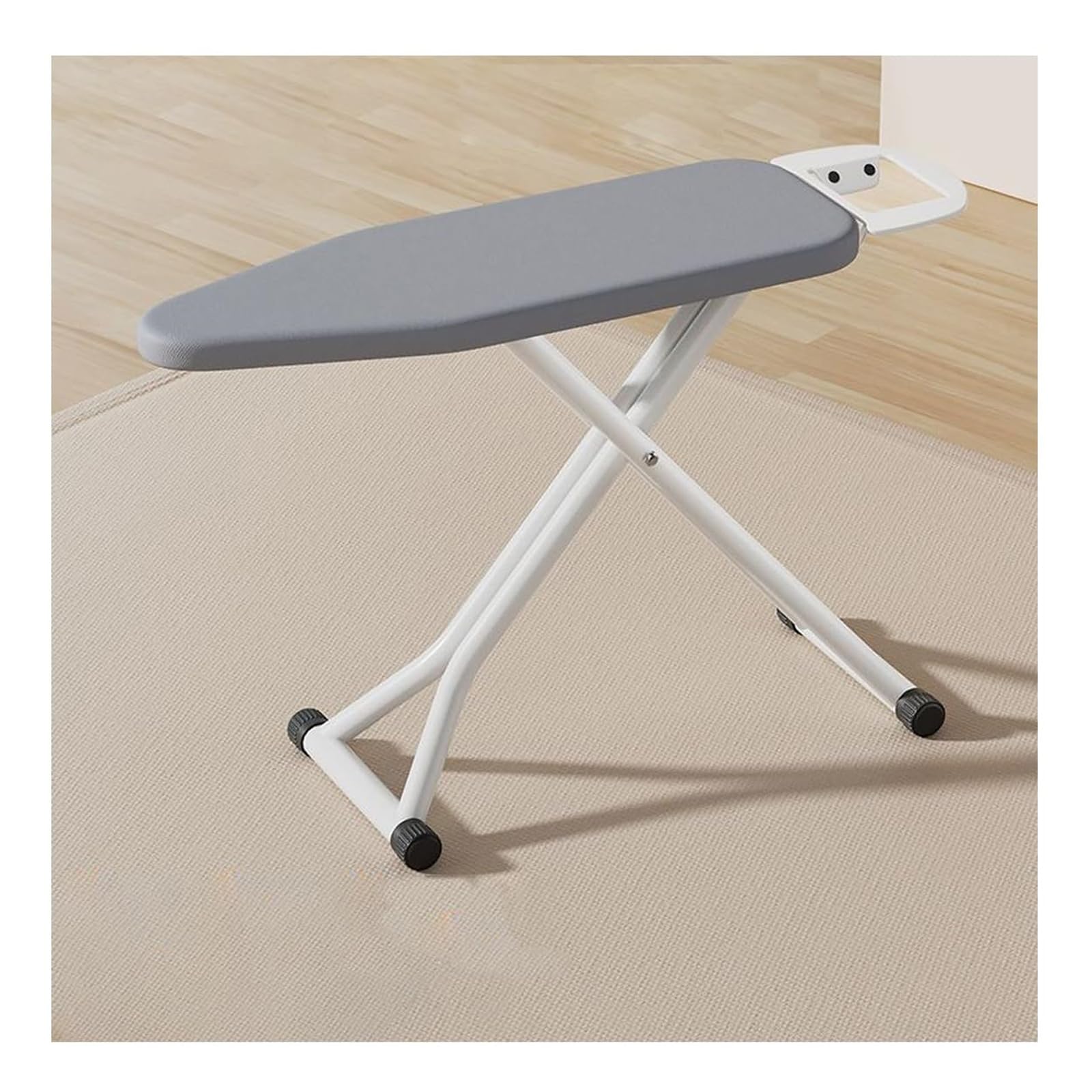 Pobbycrafm Height Adjustable Ironing Boards Large Ironing Board Folding Ironing Board Space-Saving Steam Generator Ironing Boards Grey