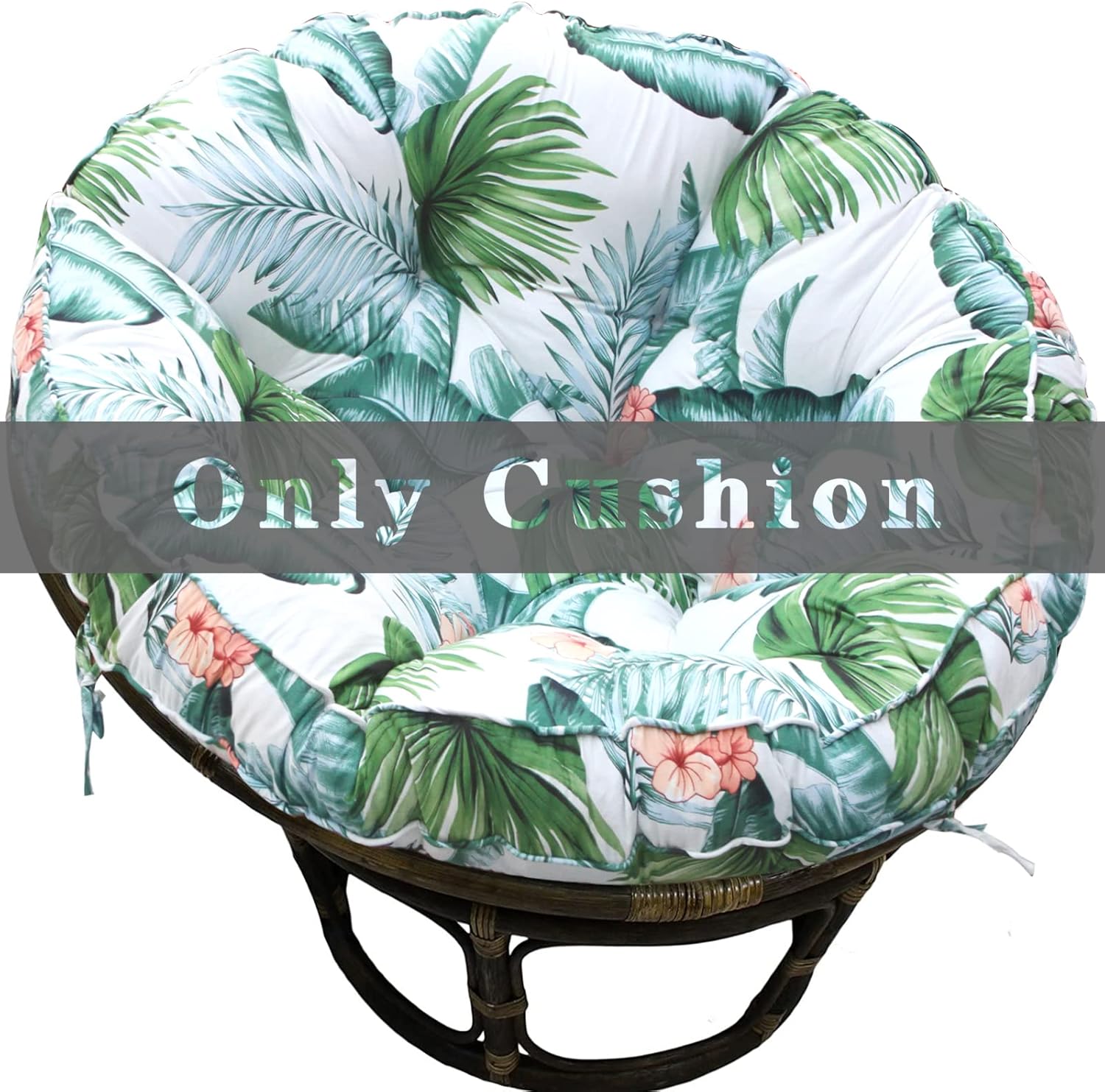 HILUHIDI 52 inch Papasan Chair Cushion Only, 13.23lbs
