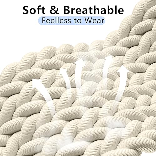 Miniatura 4 de Ouwegaga Solo Loop trenzado compatible con Samsung Galaxy Watch 6 5 4 Band 1.575 in 1.732 inGalaxy Watch 6 BandWatch 5 Pro 1.772 inWatch 4 6 Classic