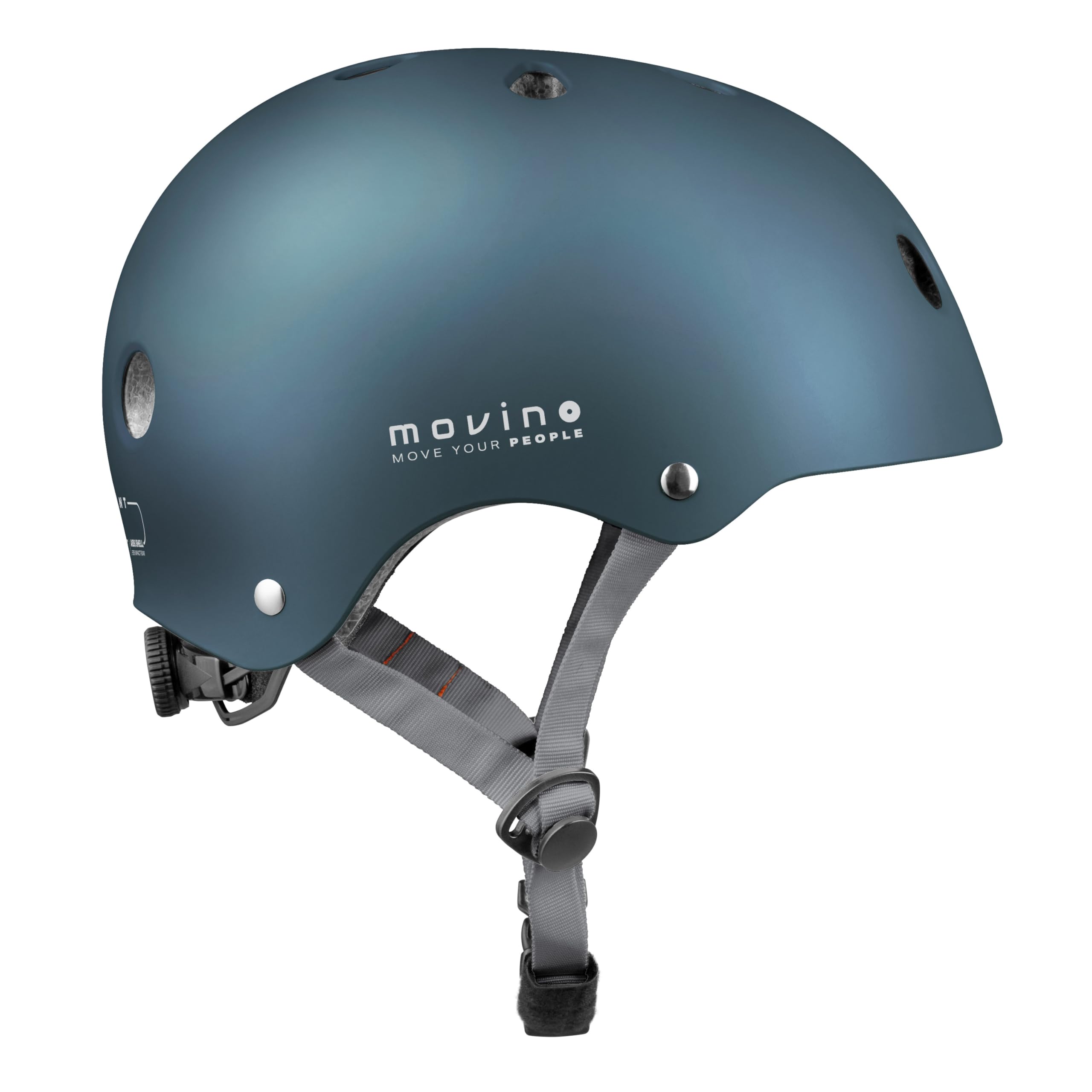 Movino Kask Rowerowy dla Dzieci i Młodzieży Regulowany - Skorupa ABS+EPS i 11 Otworów Wentylacyjnych - Kask na Rower, Rolki, Hulajnogę i Deskorolkę - Element