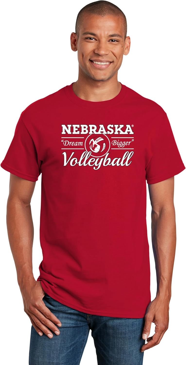 CornBorn Nebraska Cornhuskers Volleyball Tshirt - Dream Bigger Shirt