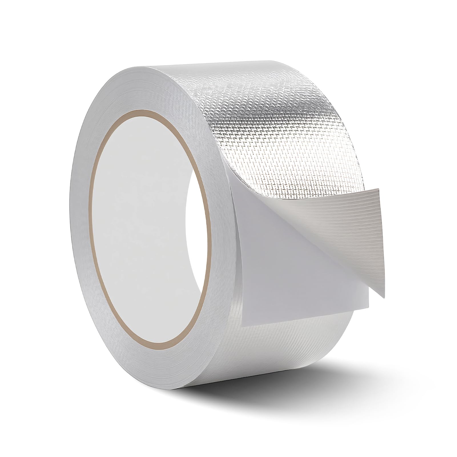 Cinta adhesiva de aluminio de 50 mm x 20 m para altas temperaturas, cinta de sellado metálica de aluminio, aislante y barrera de vapor para lavavajillas, encimeras y canalones