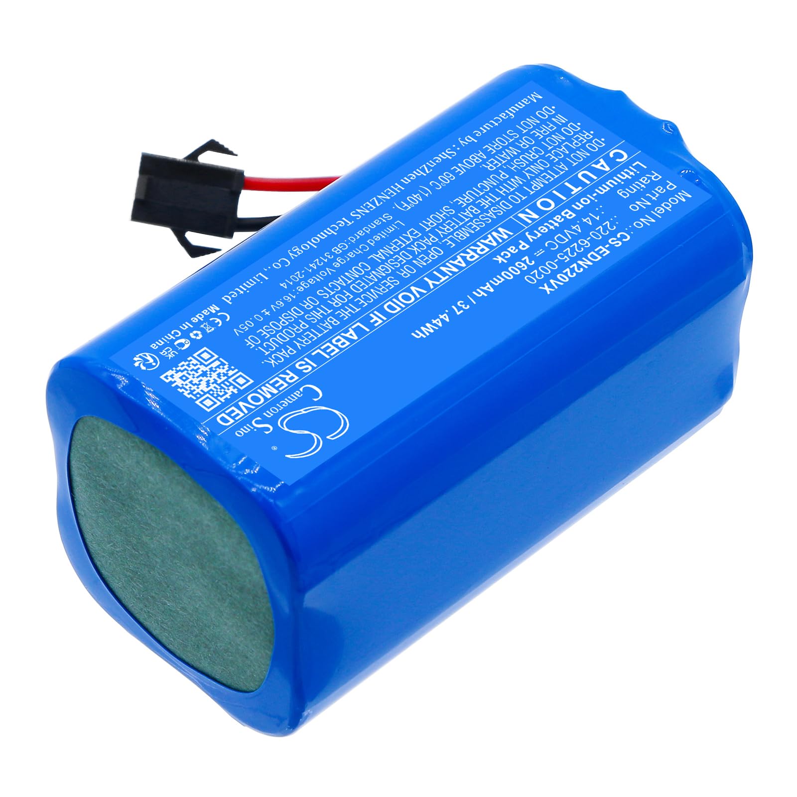 Lot de 2 batteries 6V 3500mAh pour Ecovacs Deebot D62 - Soci