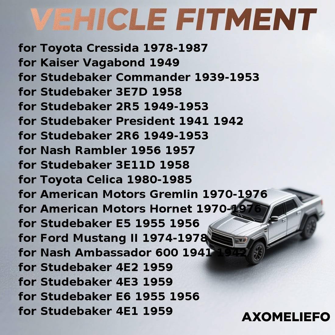 Front Drum Brake Wheel Cylinder Kit for Ford Pinto 1971 1972 1973 Replacement 3112534, 115963, 444928 1 X