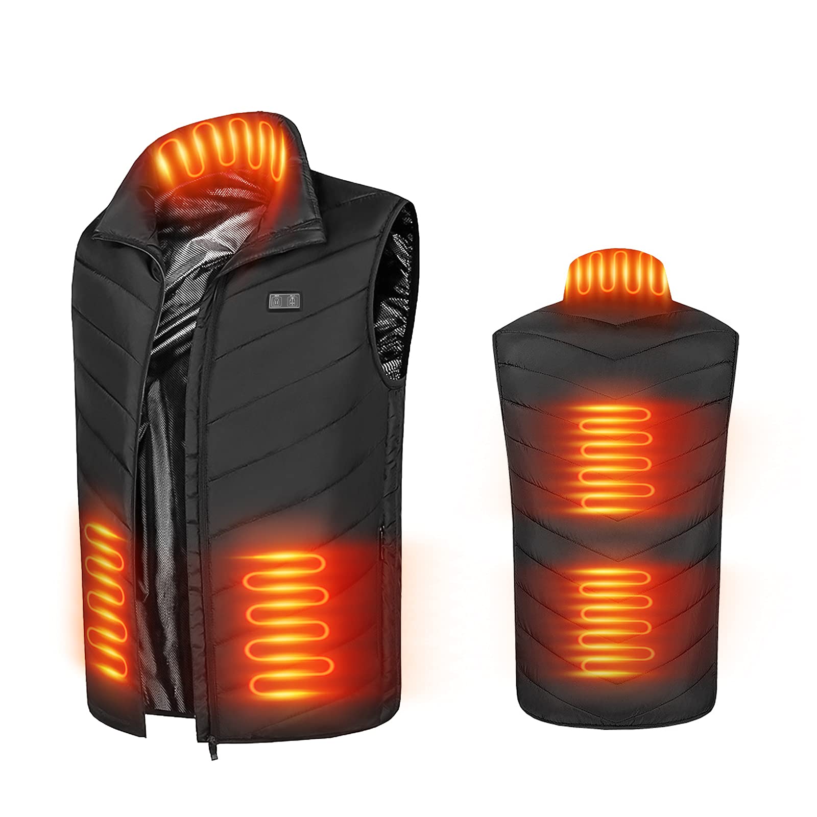 SAISZE Heated Vest Included Battery, Heated Vests for Men, Heating Vest for Outdoor